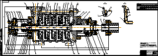Сборочный чертеж насоса ЦНС 60-250
